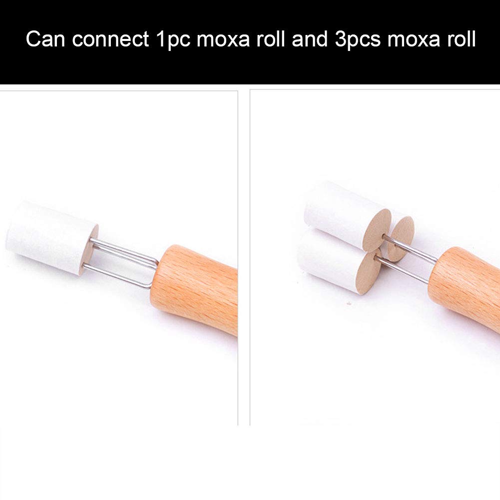 ZJchao ergonomic grip enables easy moxibustion control