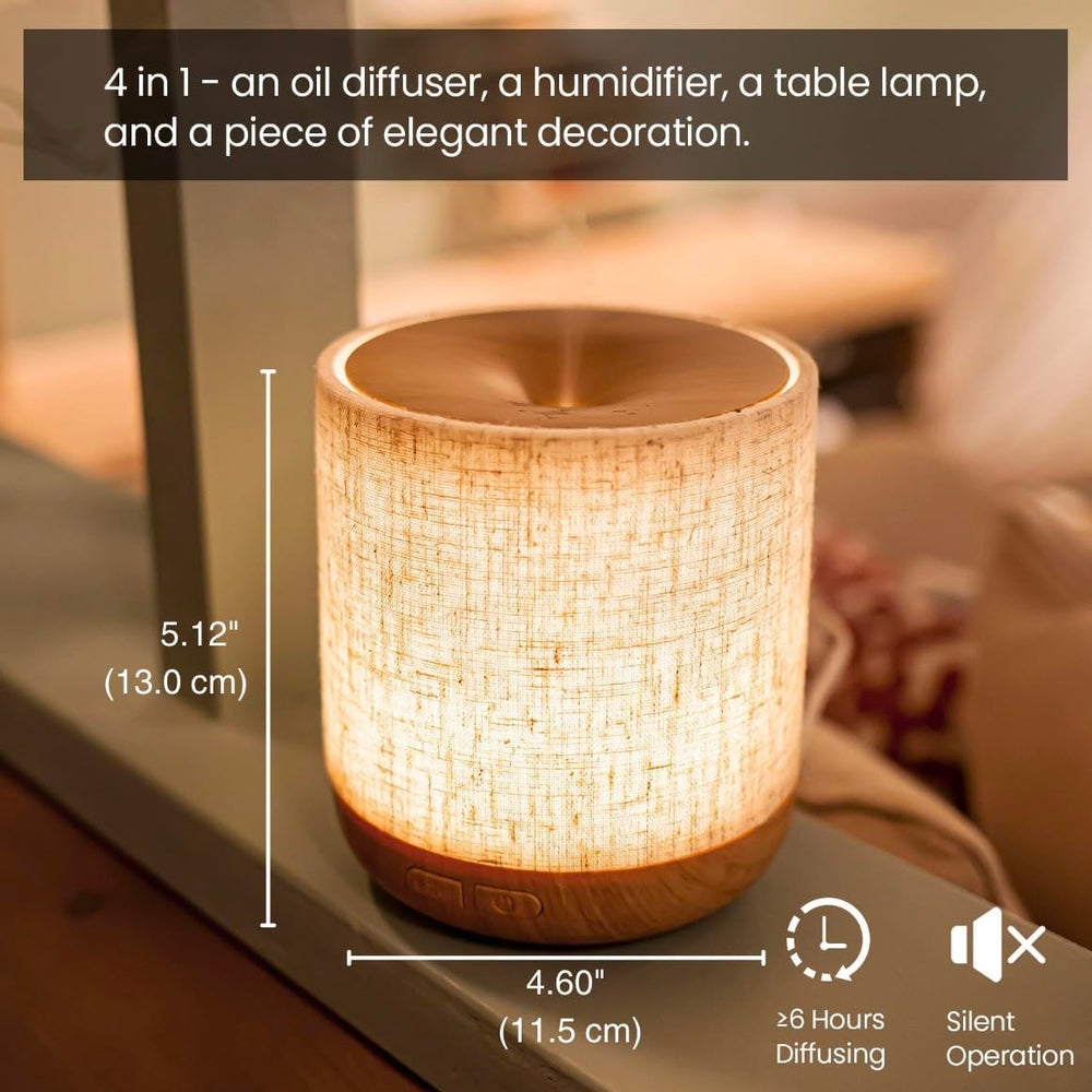 ZMARKRAFT diffuser night lamp with gentle LED glow