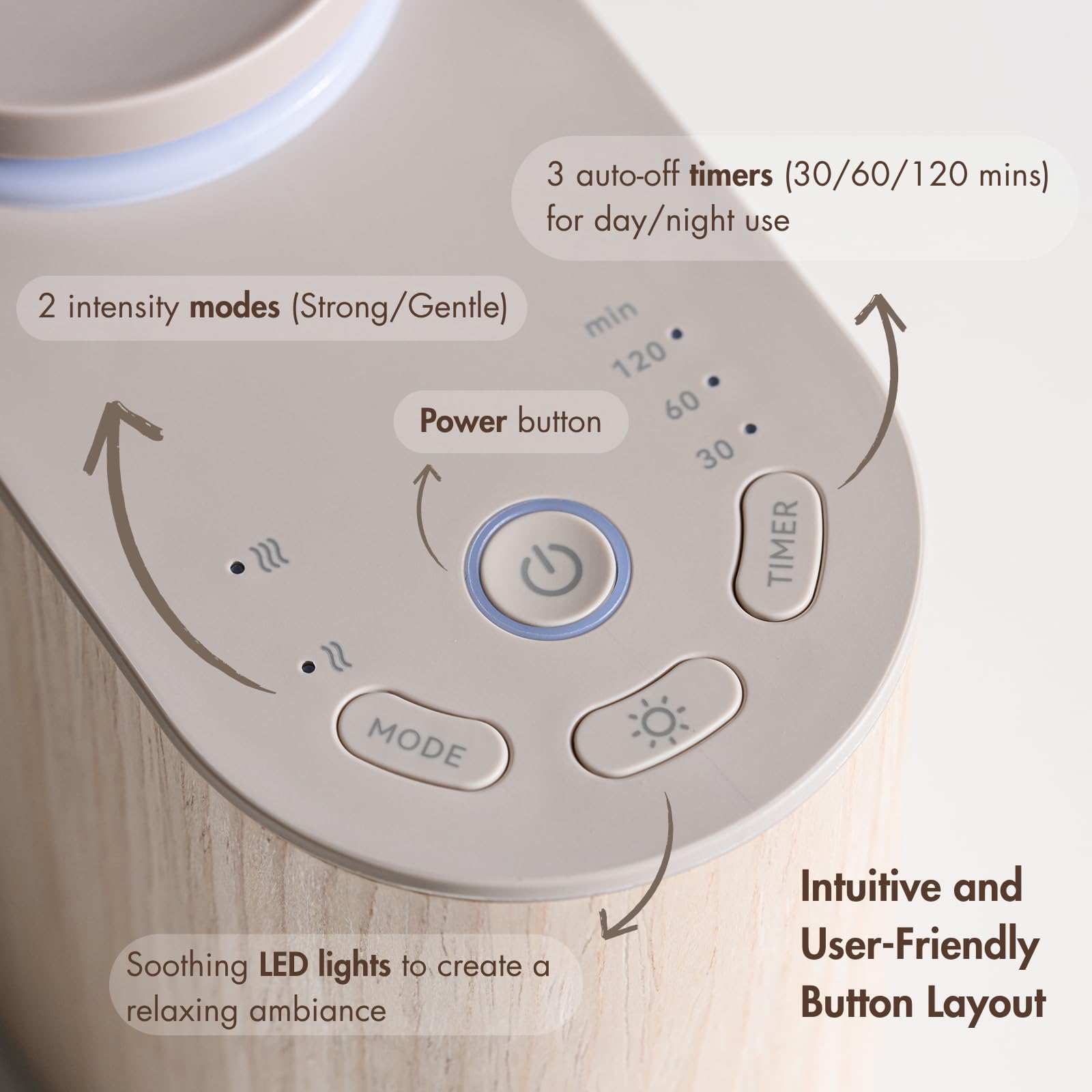 ZMARKRAFT diffuser includes a 10ml bottle for easy setup and use with oils.