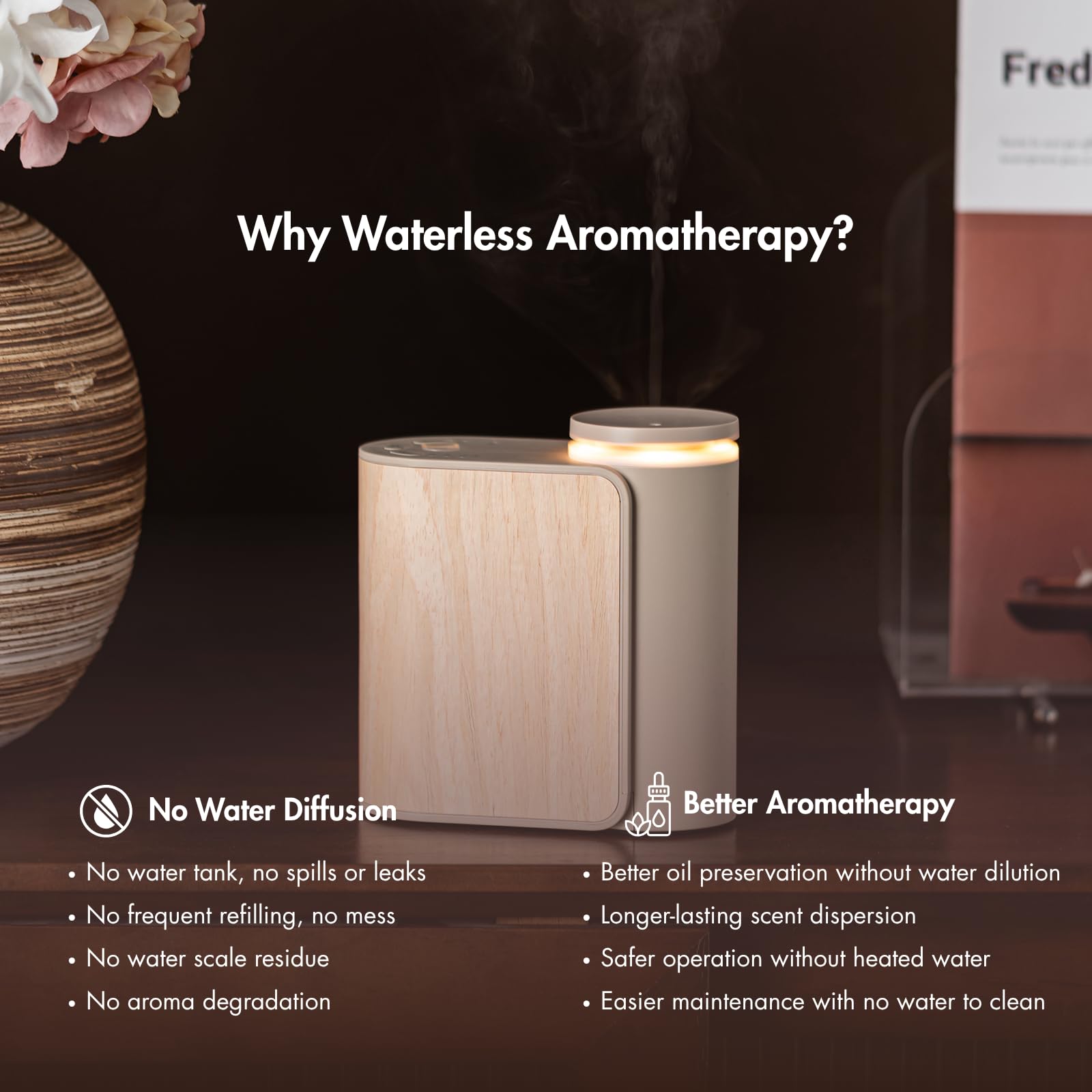 ZMARKRAFT diffuser with three timers for flexible day and night fragrance routines.