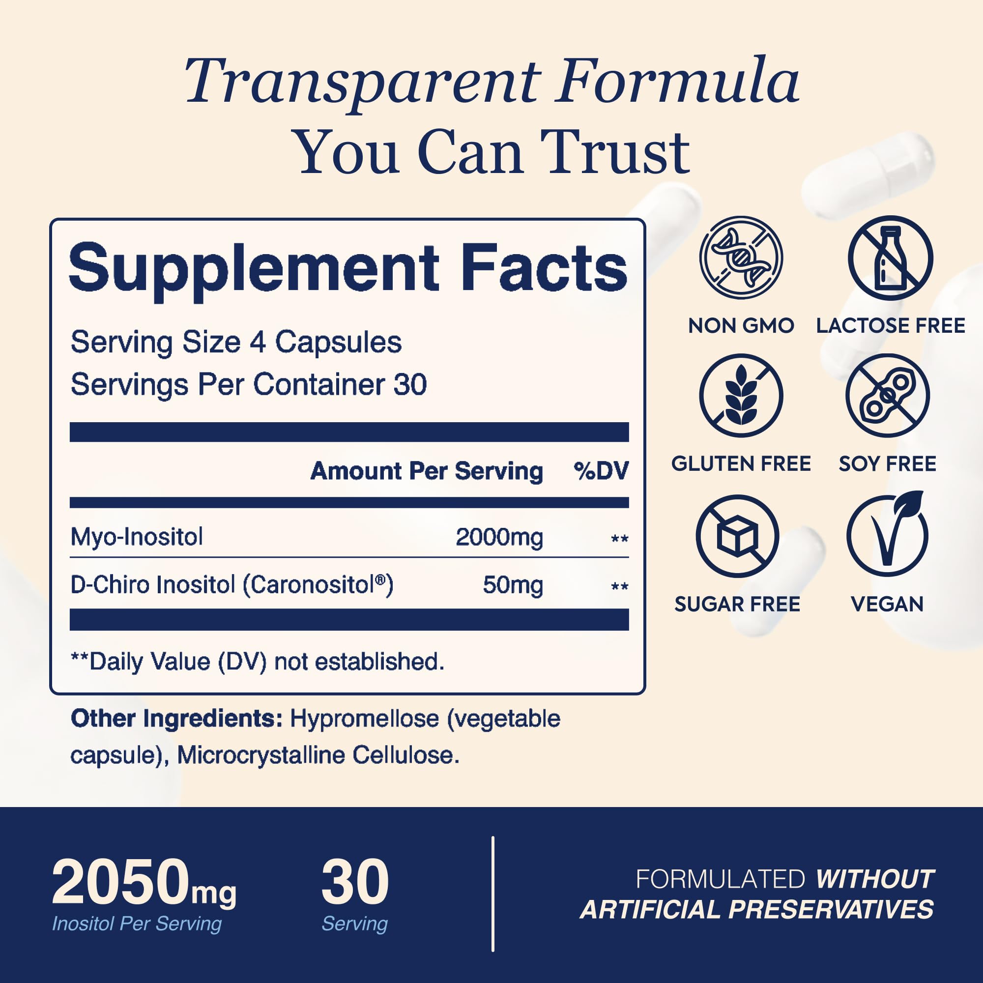 ZnS Health label front highlights the 40:1 ratio for balance.