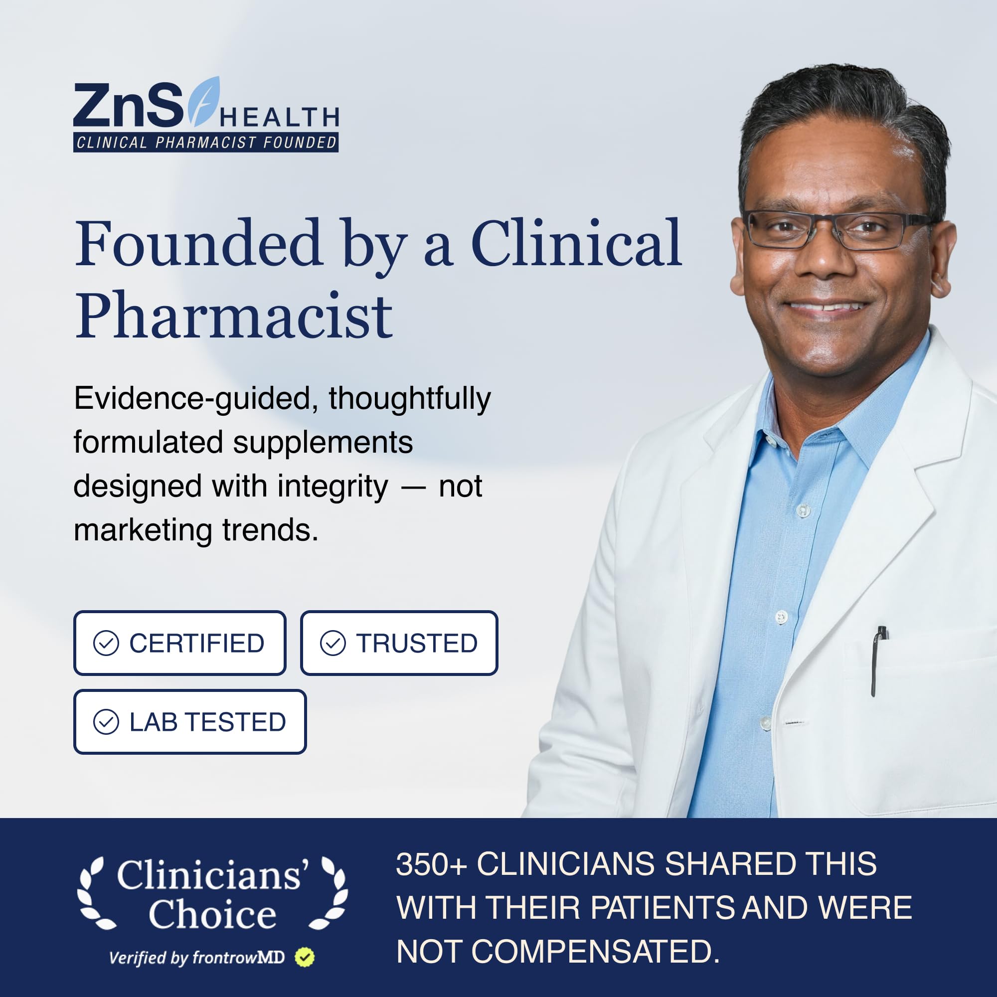 ZnS Health lifestyle use: capsules for day and night.