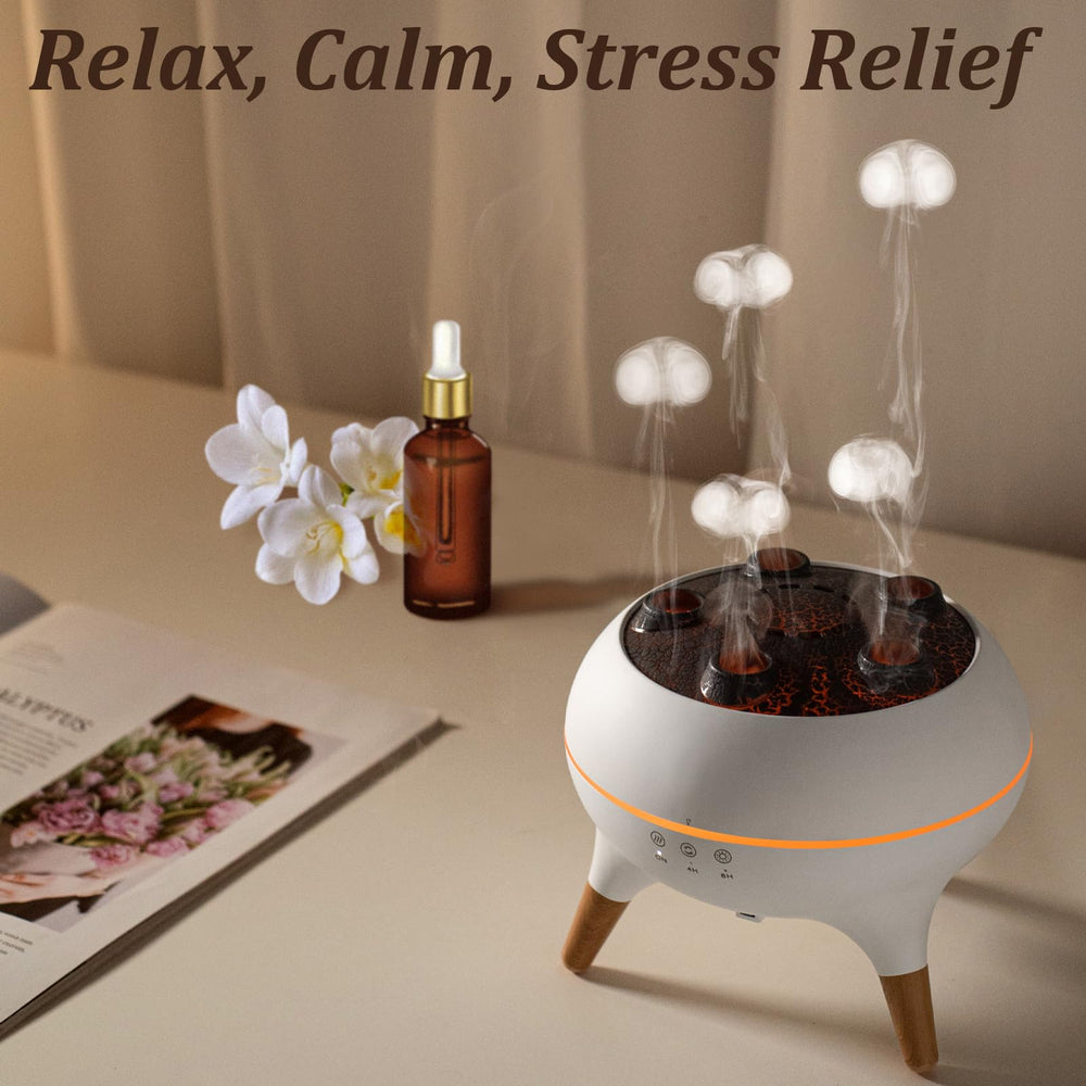 Znvyxhom Customizable Modes Diffuser featuring eight LED colors for mood lighting.