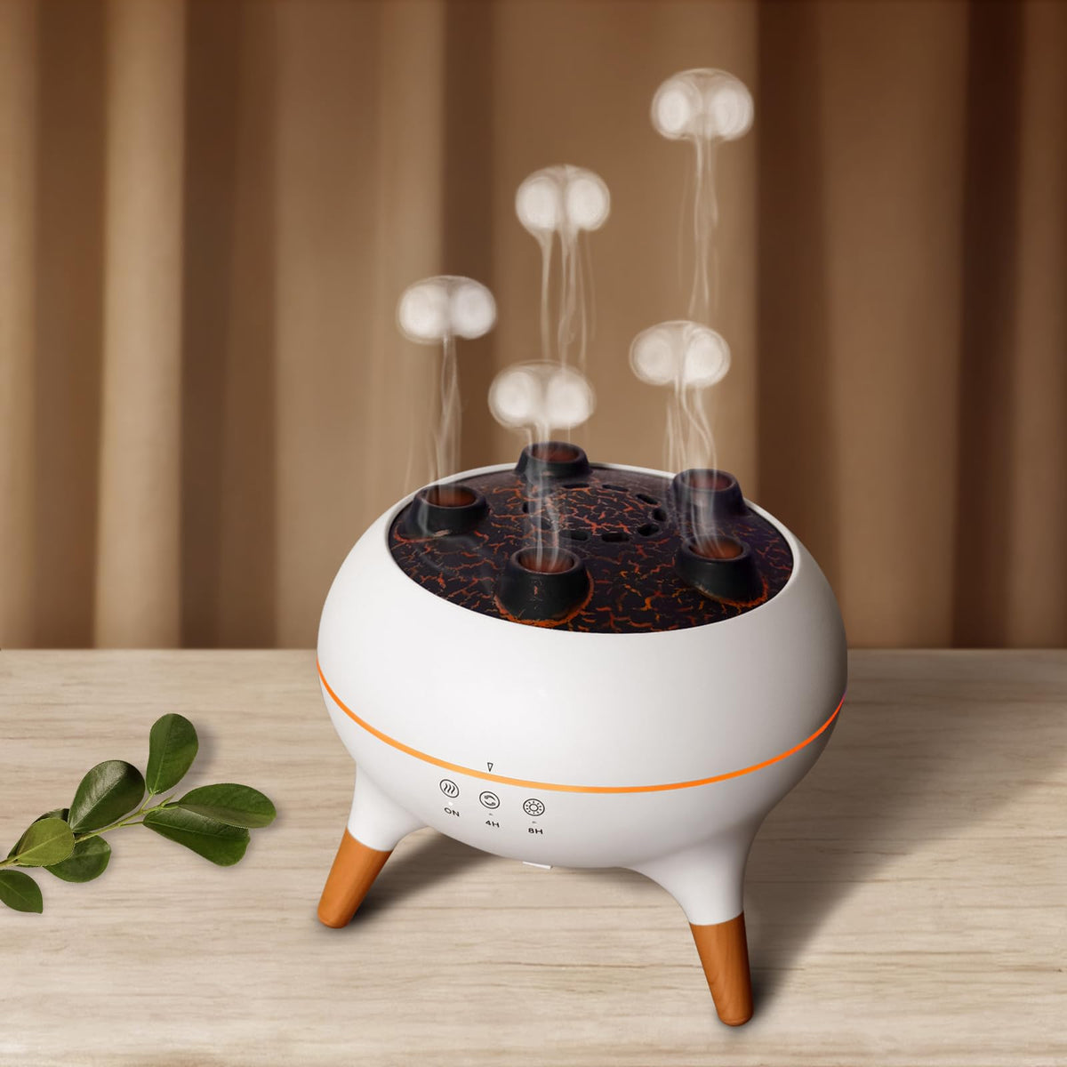 Znvyxhom Jellyfish Rhythm Diffuser with jellyfish-like mist for relaxing ambiance.