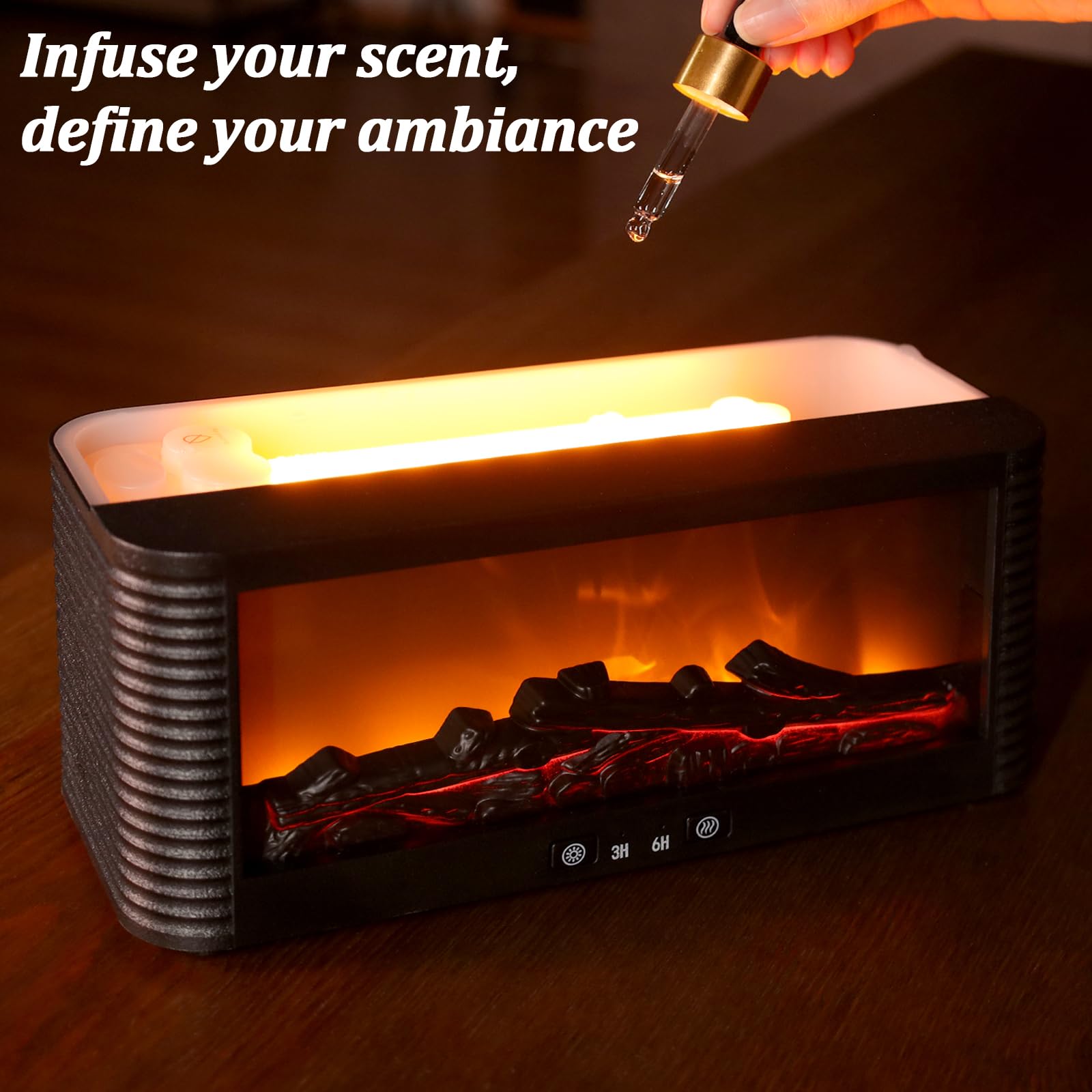 Znvyxhom remote-control diffuser with timer for easy operation.