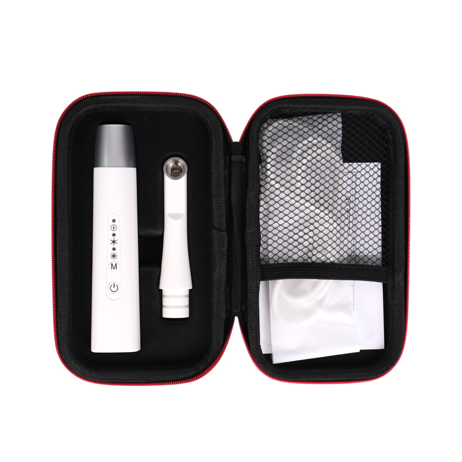 Zobosin red light wand shows portable rechargeable design for on-the-go use.