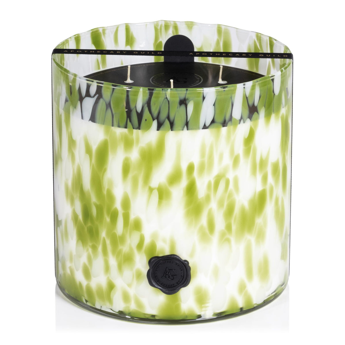 Zodax Apothecary Guild scented opal jar candle close-up for premium ambiance