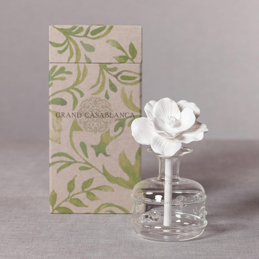 Zodax Grand Casablanca 6.76 oz diffuser emphasizes compact size and elegant silhouette