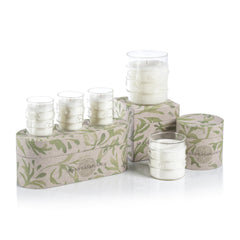 Zodax Grand Casablanca 12 oz candle creating warm ambiance in the kitchen