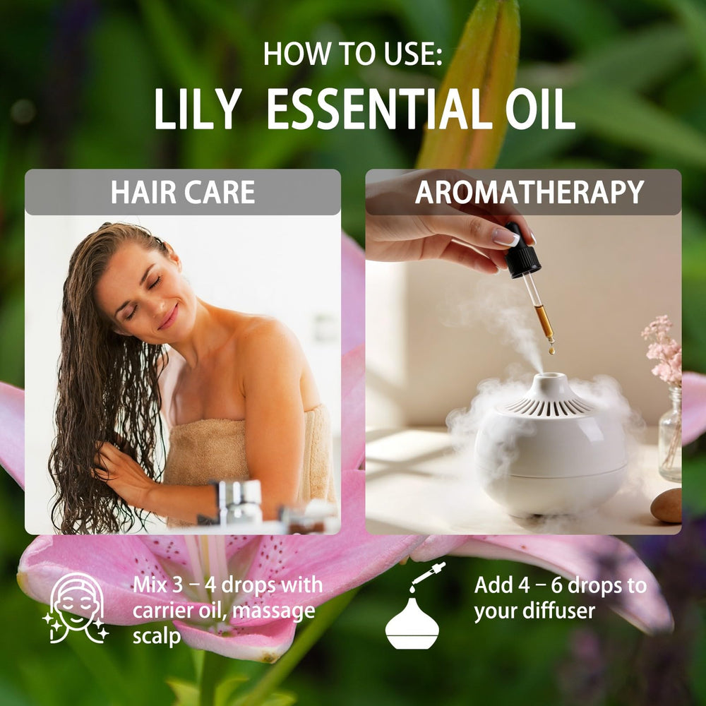 ZODION Lily bath and massage oil enhances routines with a floral note.