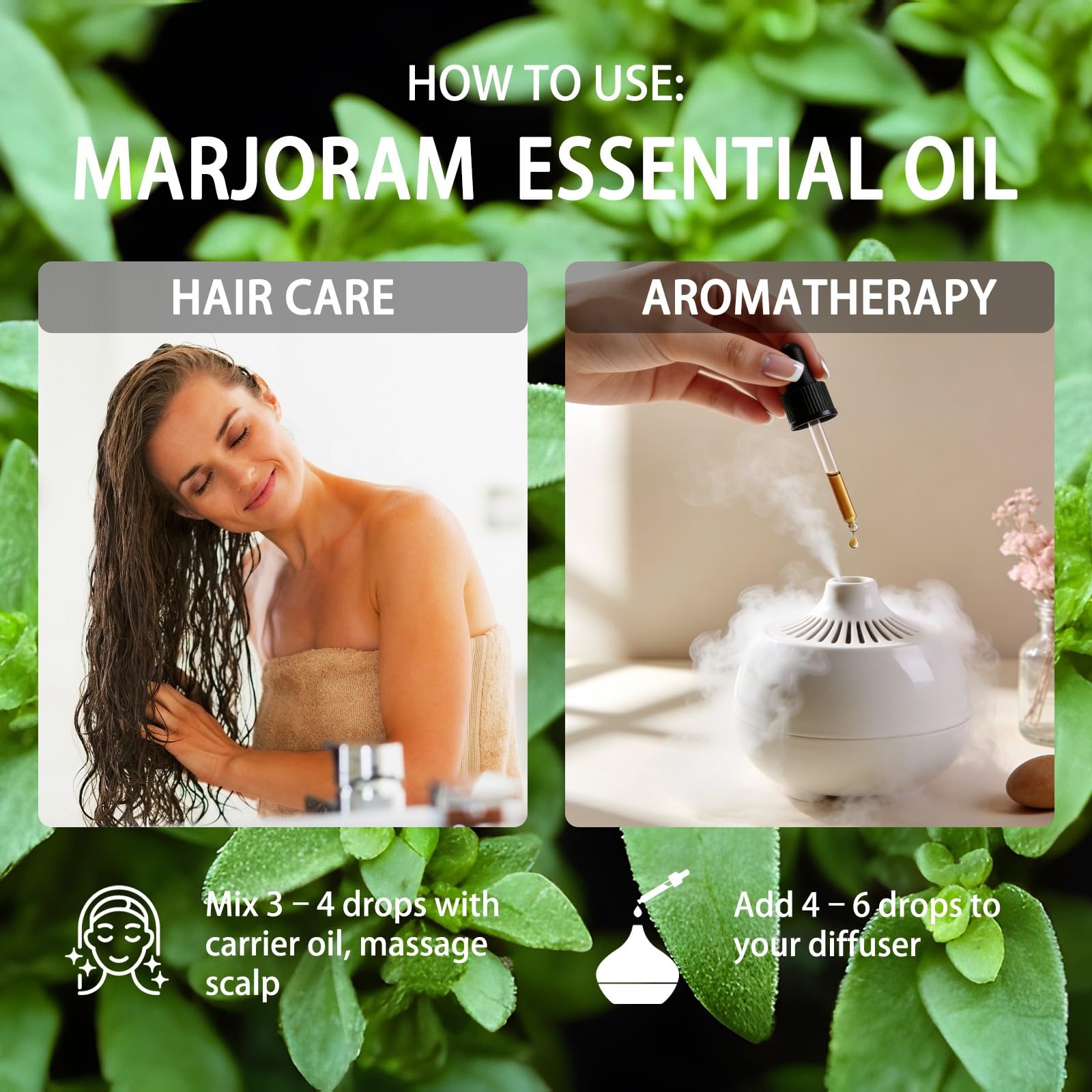ZODION Marjoram room fragrance setup to enhance living spaces.