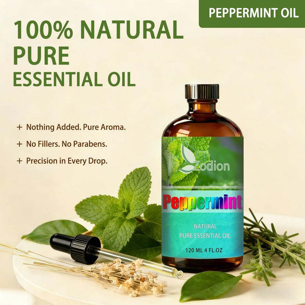 ZODION Peppermint diffuser in room releases crisp aroma energizing the space