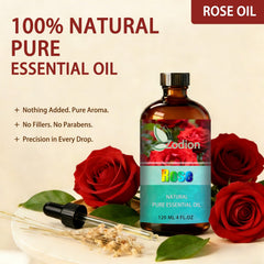 Zodion Rose diffuser-application image shows aroma release for relaxation.
