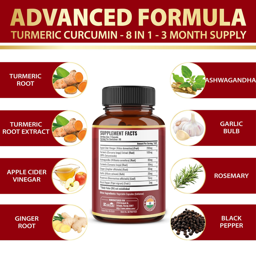 Zolotus bottle with 90 capsules, ideal for a simple daily routine.