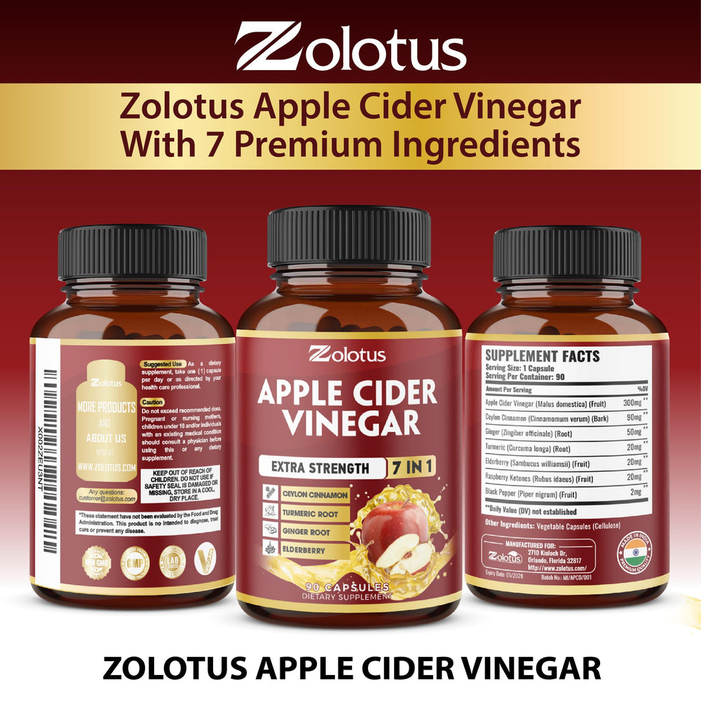 Zolotus packaging display featuring the 3-month supply