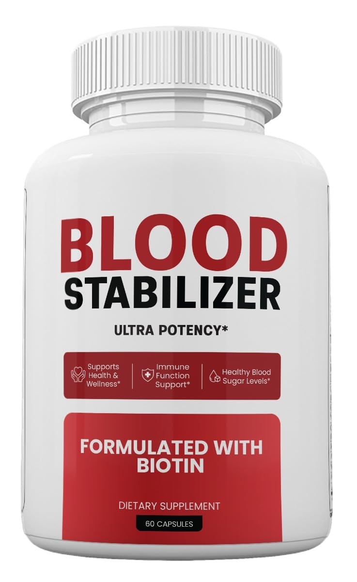 Zonata Blood Stabilizer Capsules bottle pour for daily premium formula