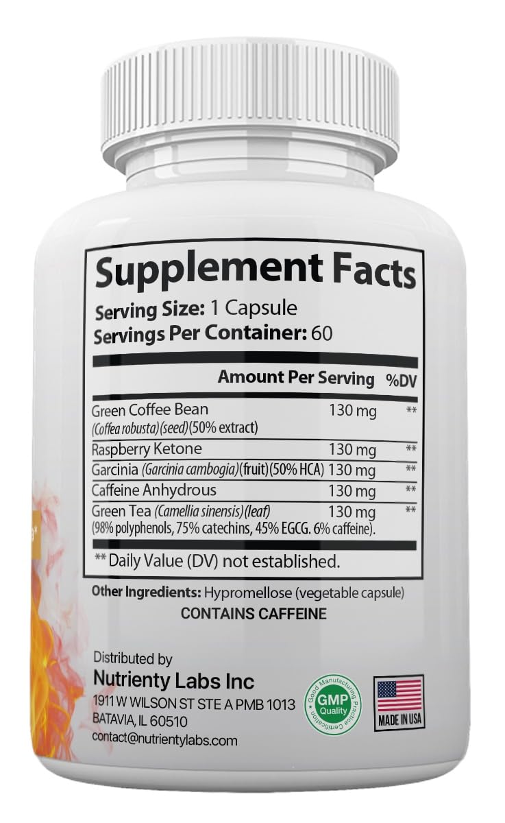 Zonata Fitburn label closeup highlighting ingredients and directions