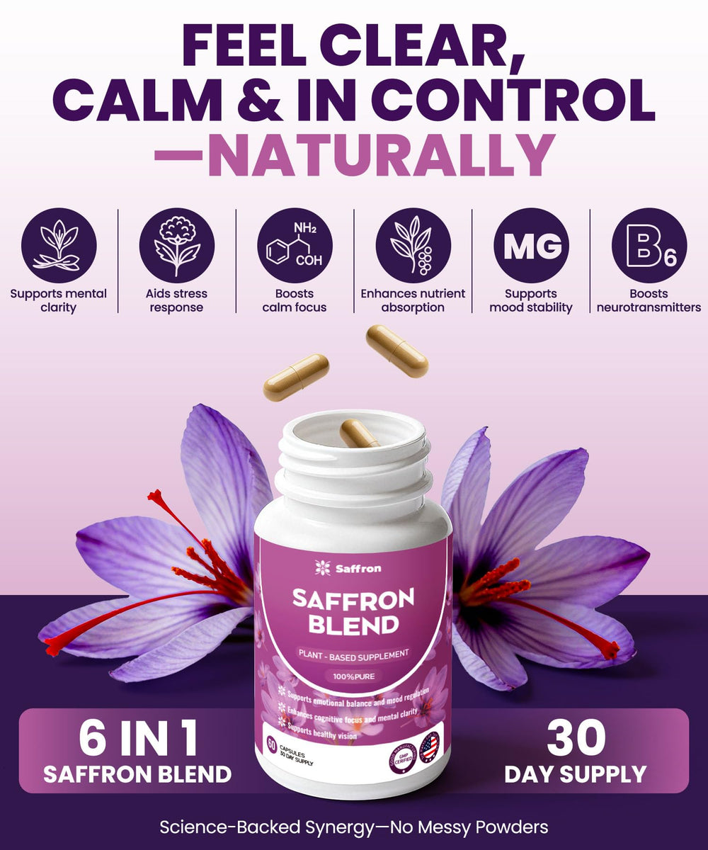 ZonaVitalis saffron capsules for daily use promote mood and energy support.