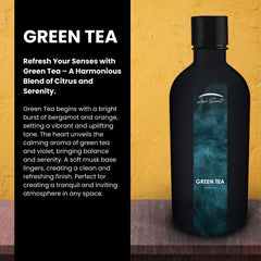 Zone Scent Green Tea diffuser in a living room creating spa-like ambiance.