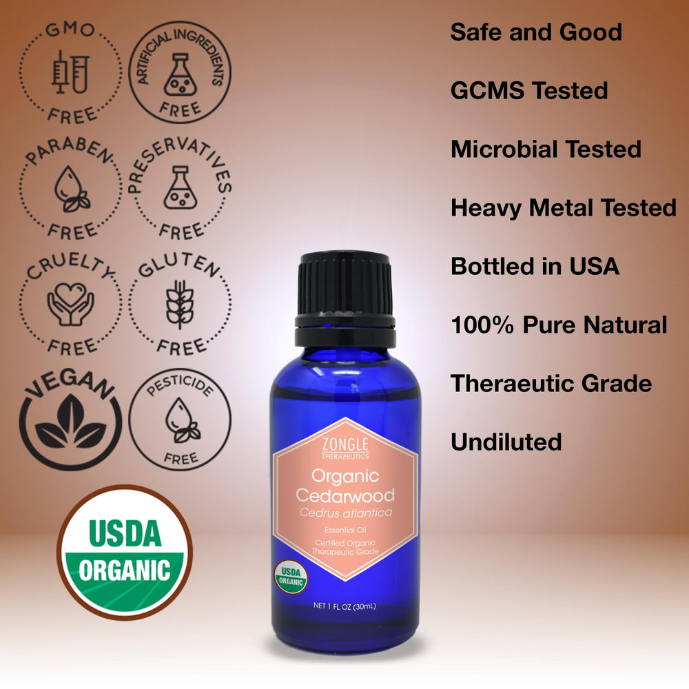 Hair care routine using Zongle Therapeutics cedarwood oil for scalp balance.