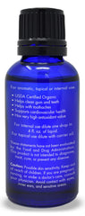 Zongle Therapeutics food-grade label indicating safe use in recipes and care.