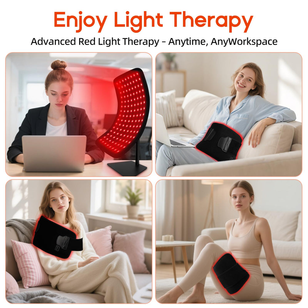 ZonGym 850nm infrared light coverage for deeper warmth and muscle comfort.
