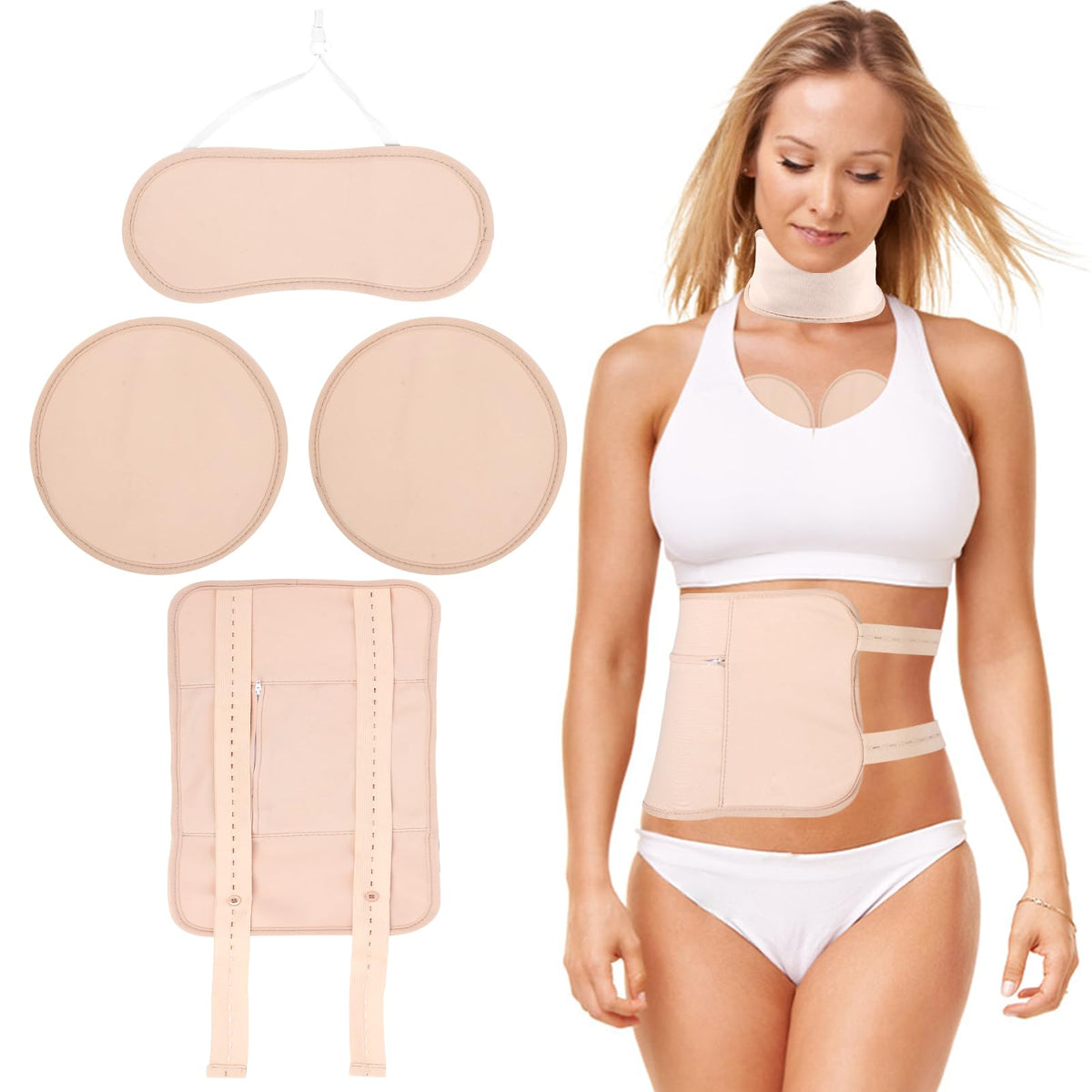 ZONZEE castor oil pack wrap for stomach area supports daily self-care routines.