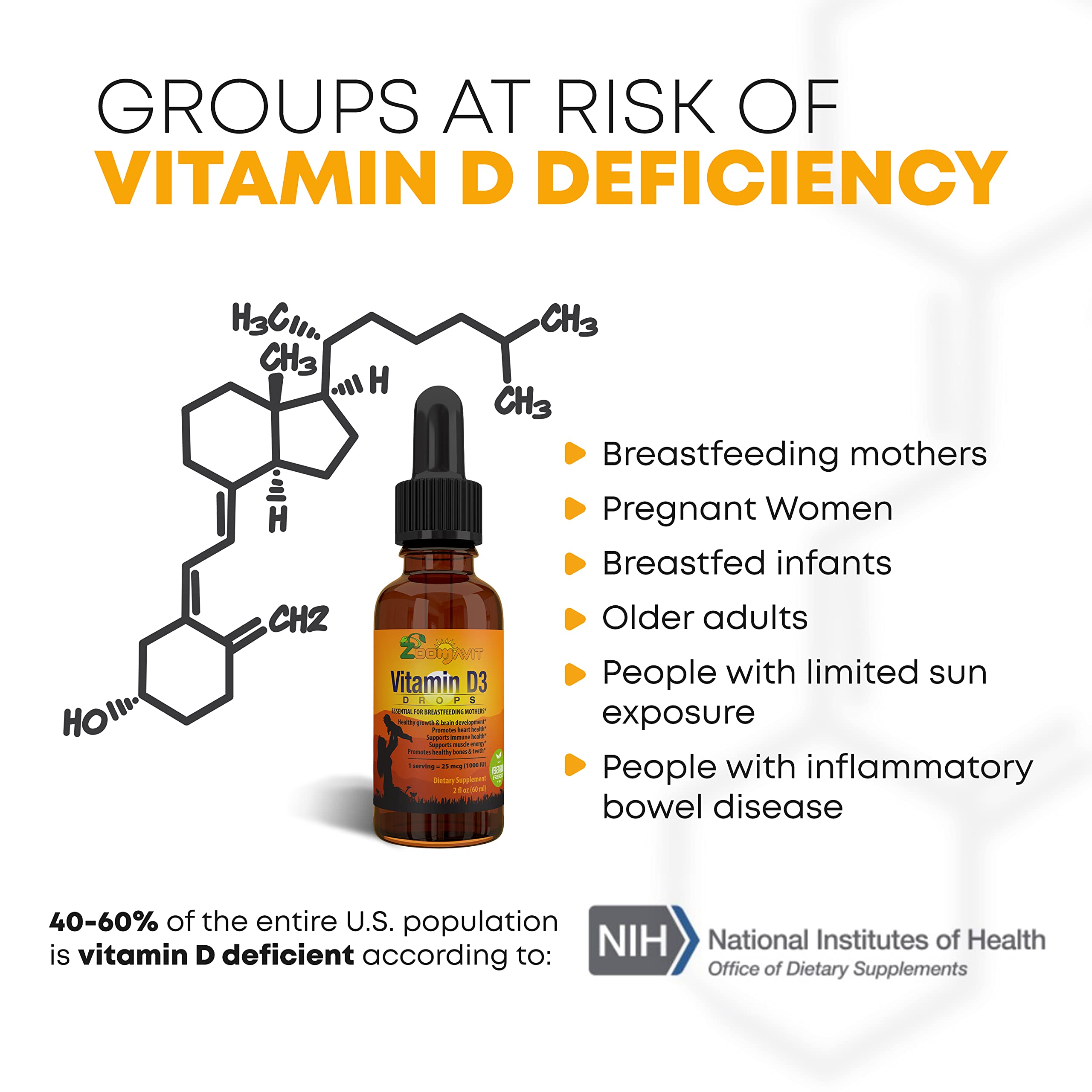 Zoomavit Vitamin D Drops made in the USA in a certified facility.