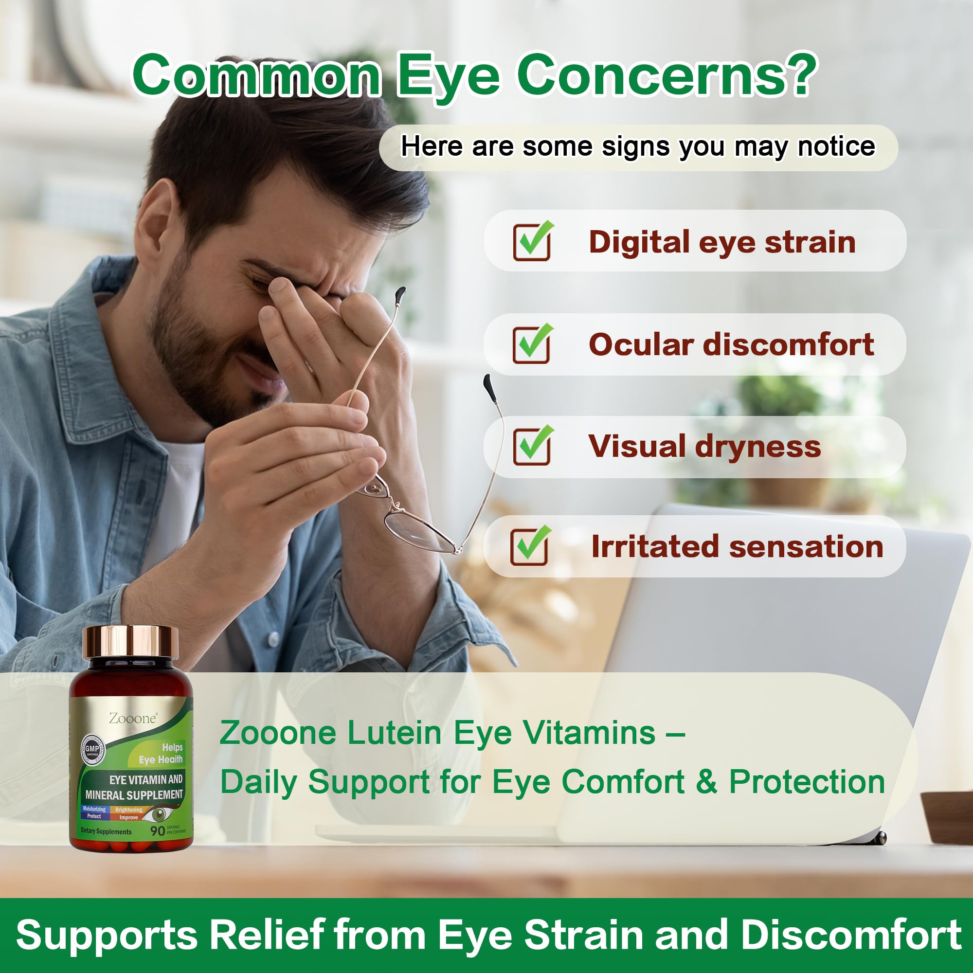 Zooone capsules closeup highlights two-capsule daily dose for adults