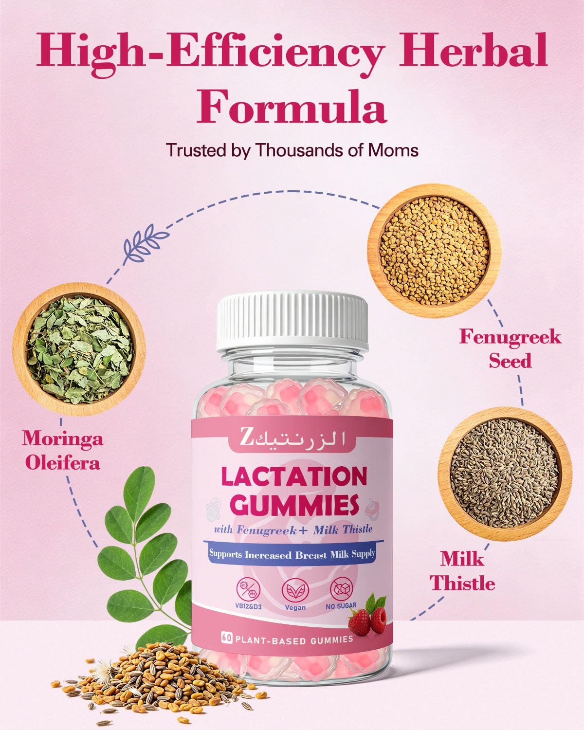 Zorentique milk thistle ingredient: balanced lactation support through a plant-based blend.