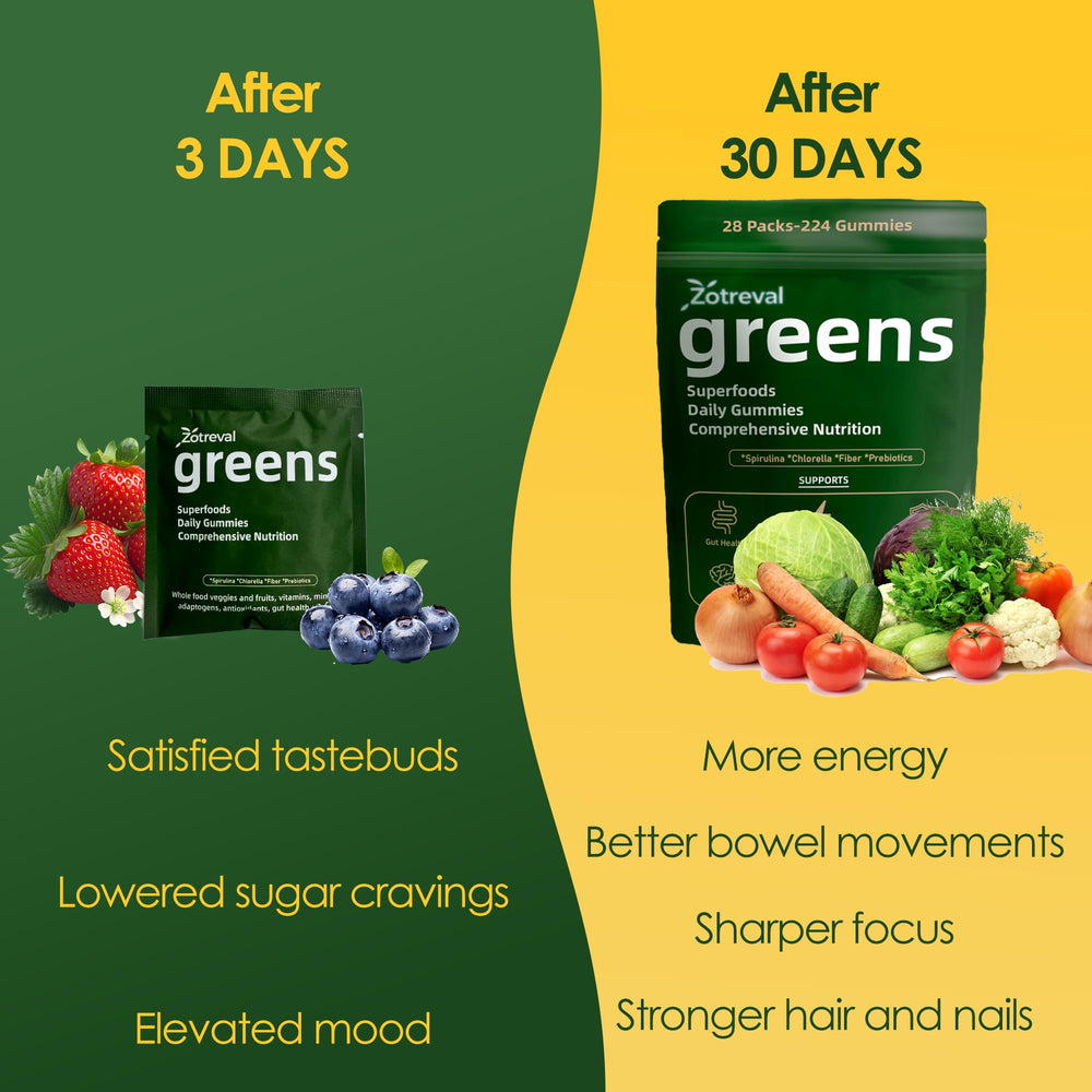 Gummies on kitchen counter ready for a quick healthy snack with Zotreval