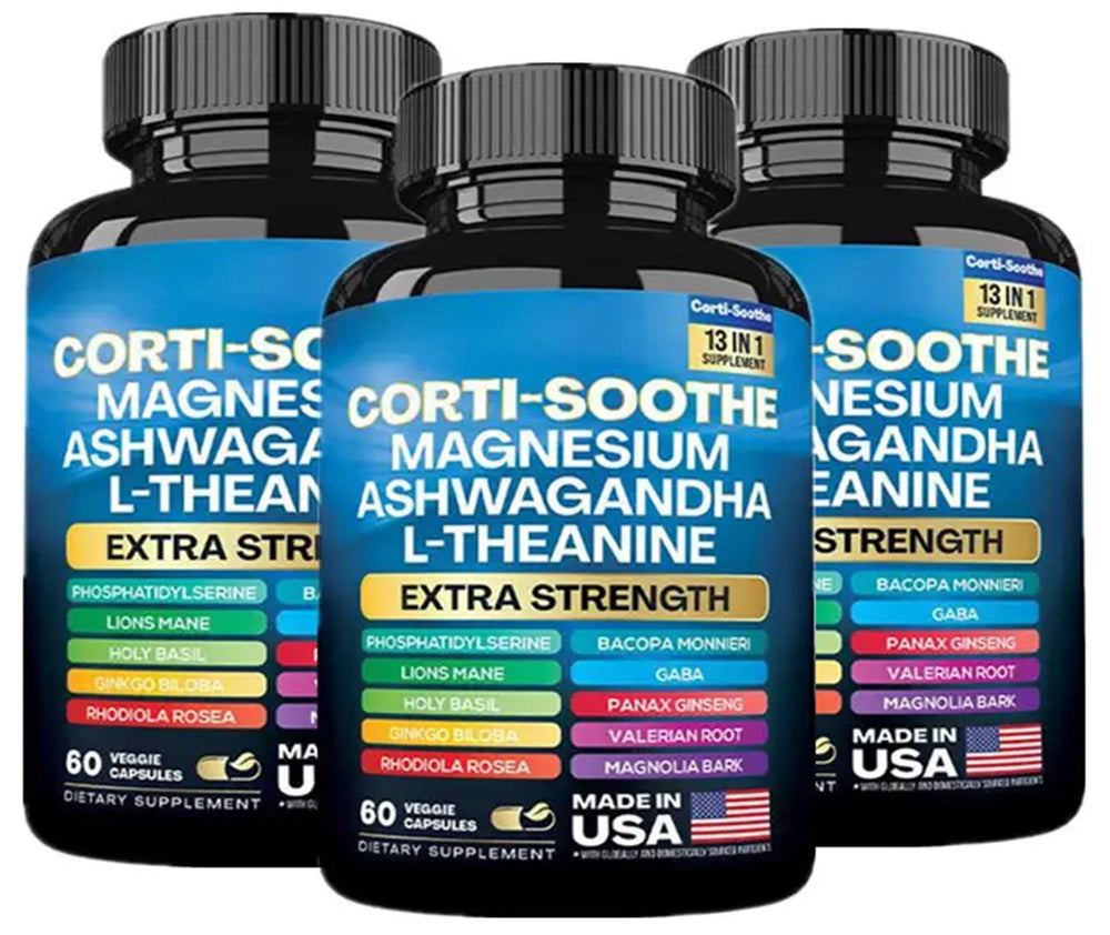 Zoyava Corti-Soothe ingredients blend highlights Lions Mane, Ginkgo, Valerian