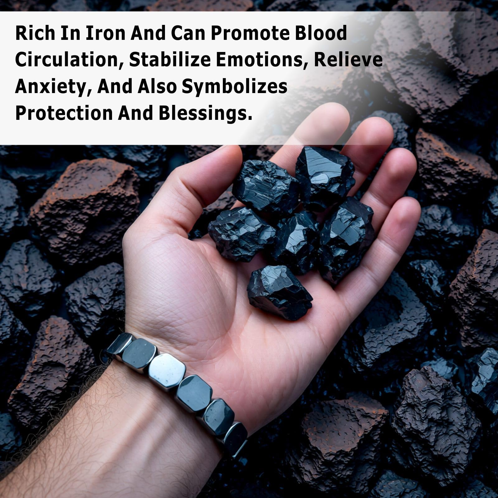 ZOYYE men's hematite bracelet office and gym-ready style with subtle metallic sheen.