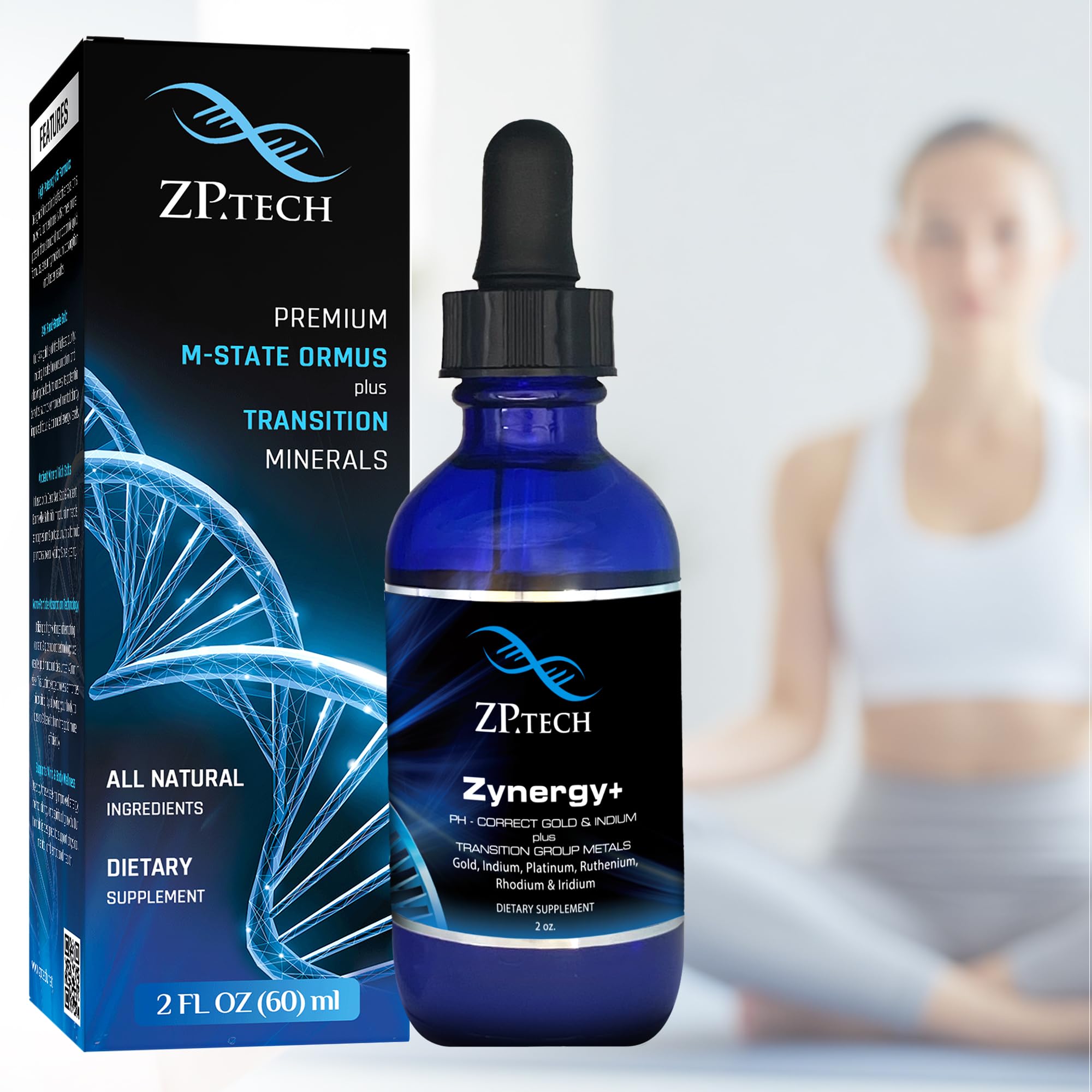 ZP.TECH Zynergy Plus bottle pour – convenient daily dosing