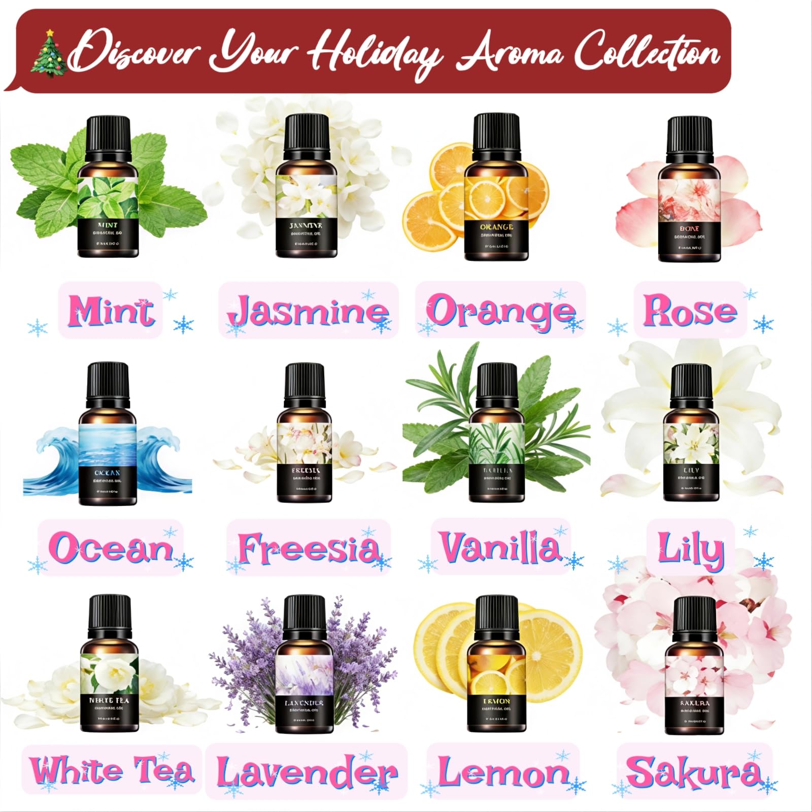 ZPTYCHZ Fragrance Oils Set Lavender for calming diffuser sessions.