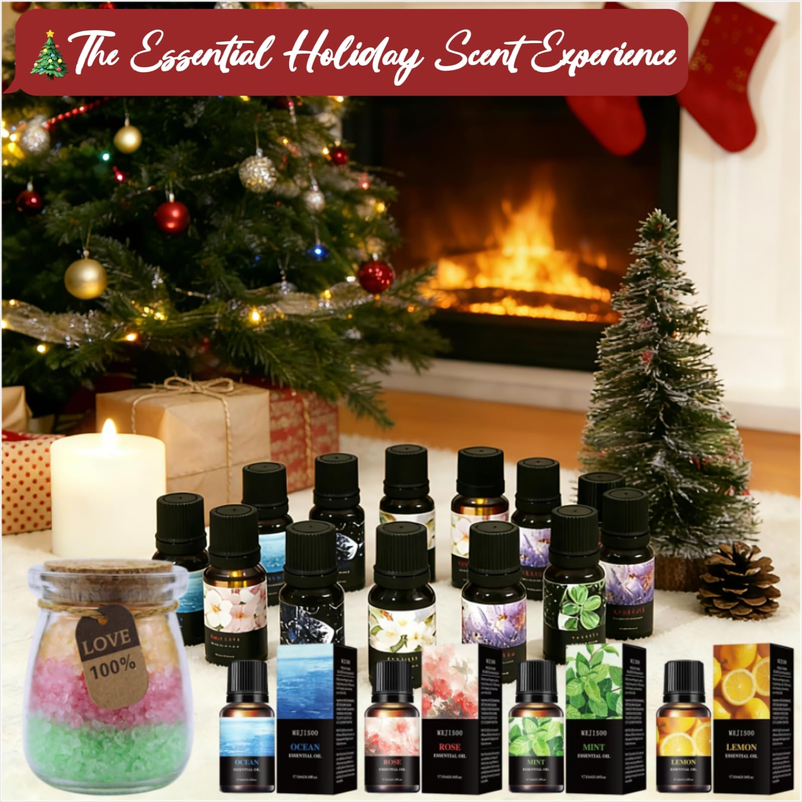 ZPTYCHZ Fragrance Oils Set Rose for relaxing atmosphere and DIY soaps.
