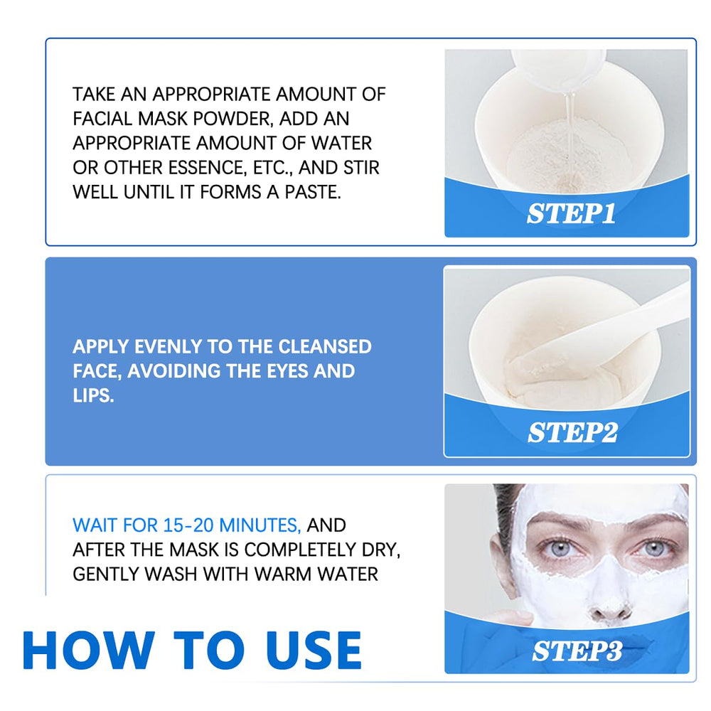 ZTSGU Hyaluronic Acid Powder organic blend promotes skin softness.