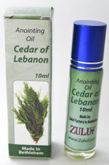 Zuluf Cedar of Lebanon roll-on bottle for spiritual blessing during rituals