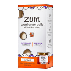 Zum Indigo Wild dryer balls 3-pack for softer laundry without dryer sheets.