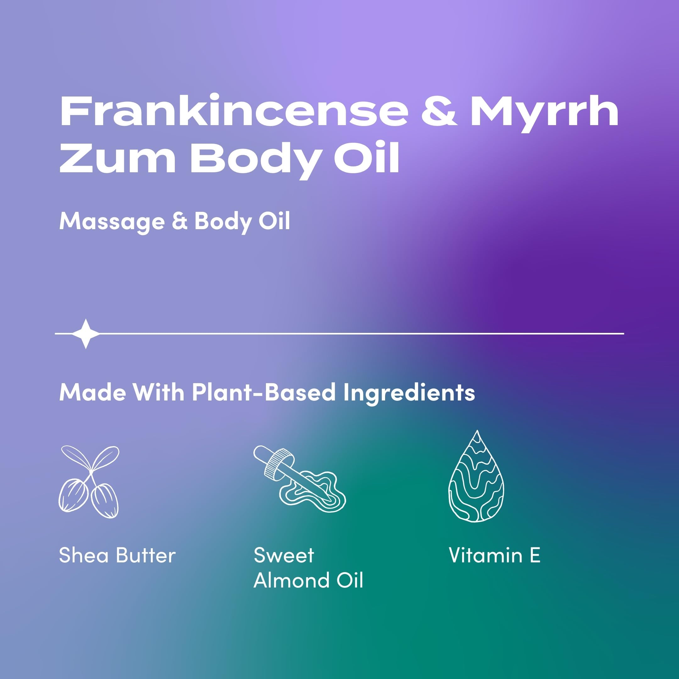 Zum Indigo Wild label highlights natural ingredients and calming aroma.