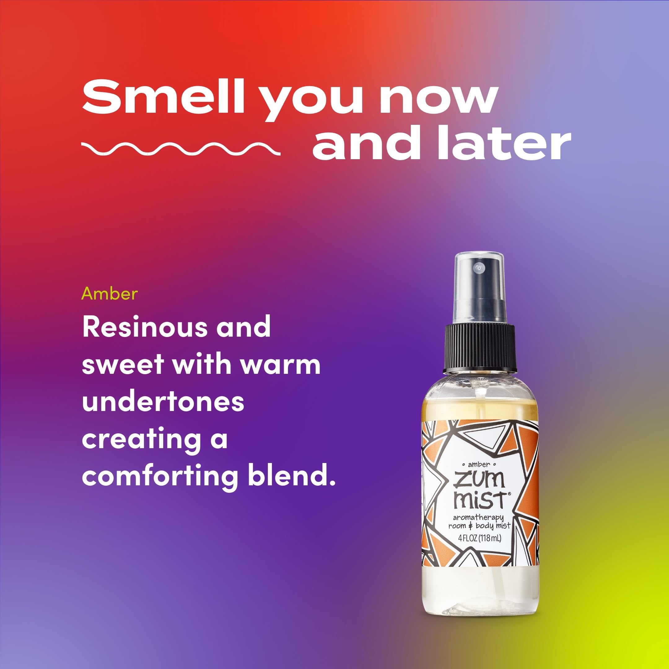 Zum Indigo Wild Mist amber note highlights vetiver and patchouli for grounding vibes.