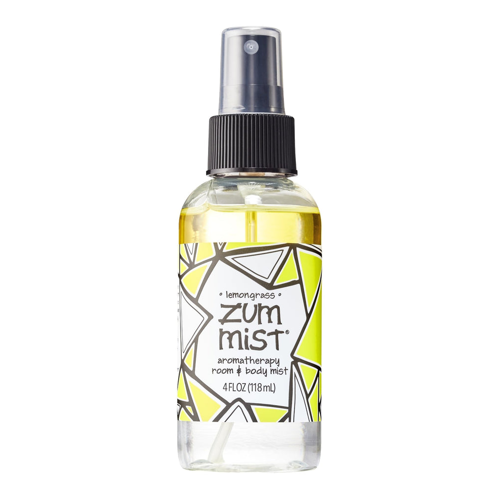 Zum Indigo Wild Mist Lemongrass bottle offers a refreshing room and body aroma.