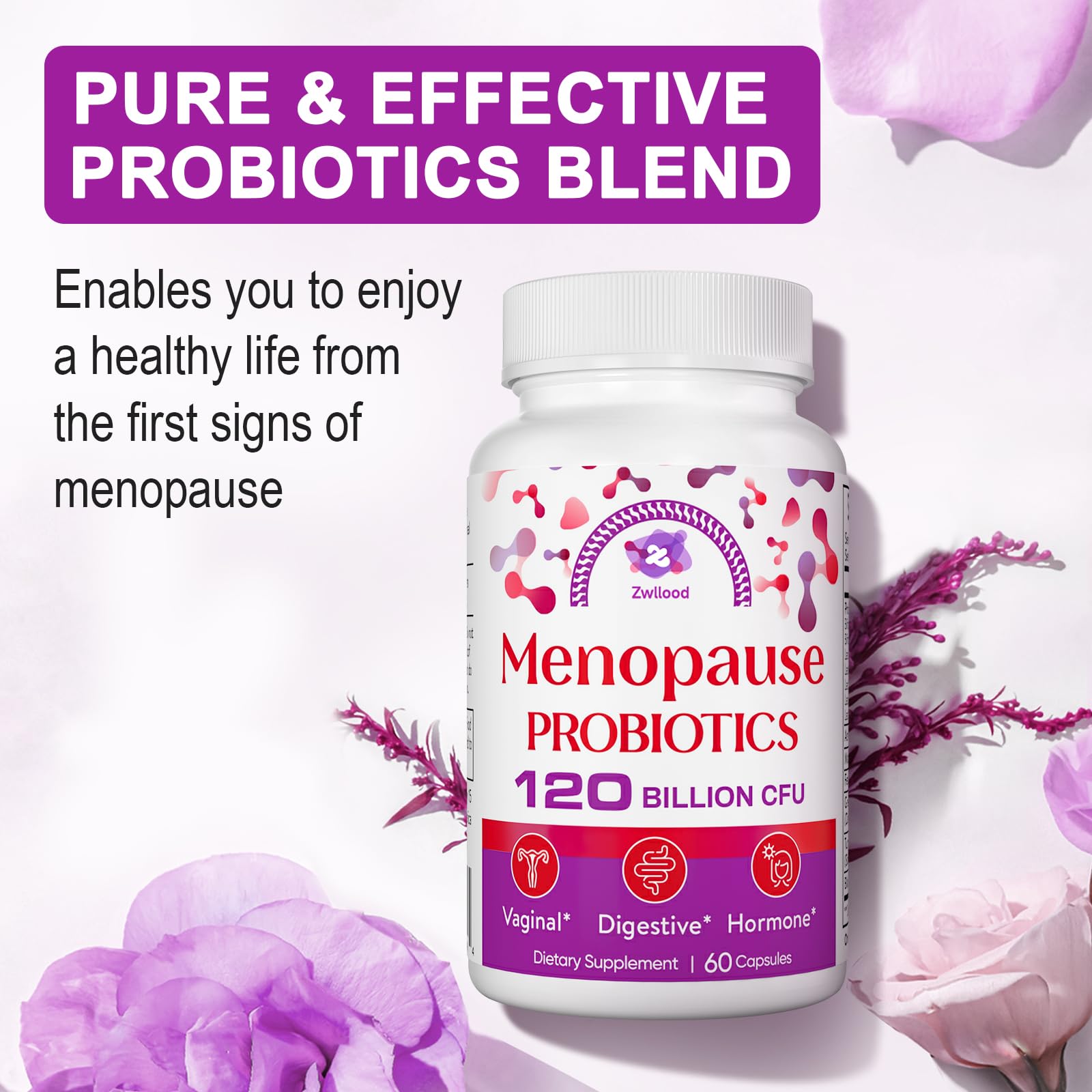 Zwllood daily dosage two capsules image illustrating easy routine.