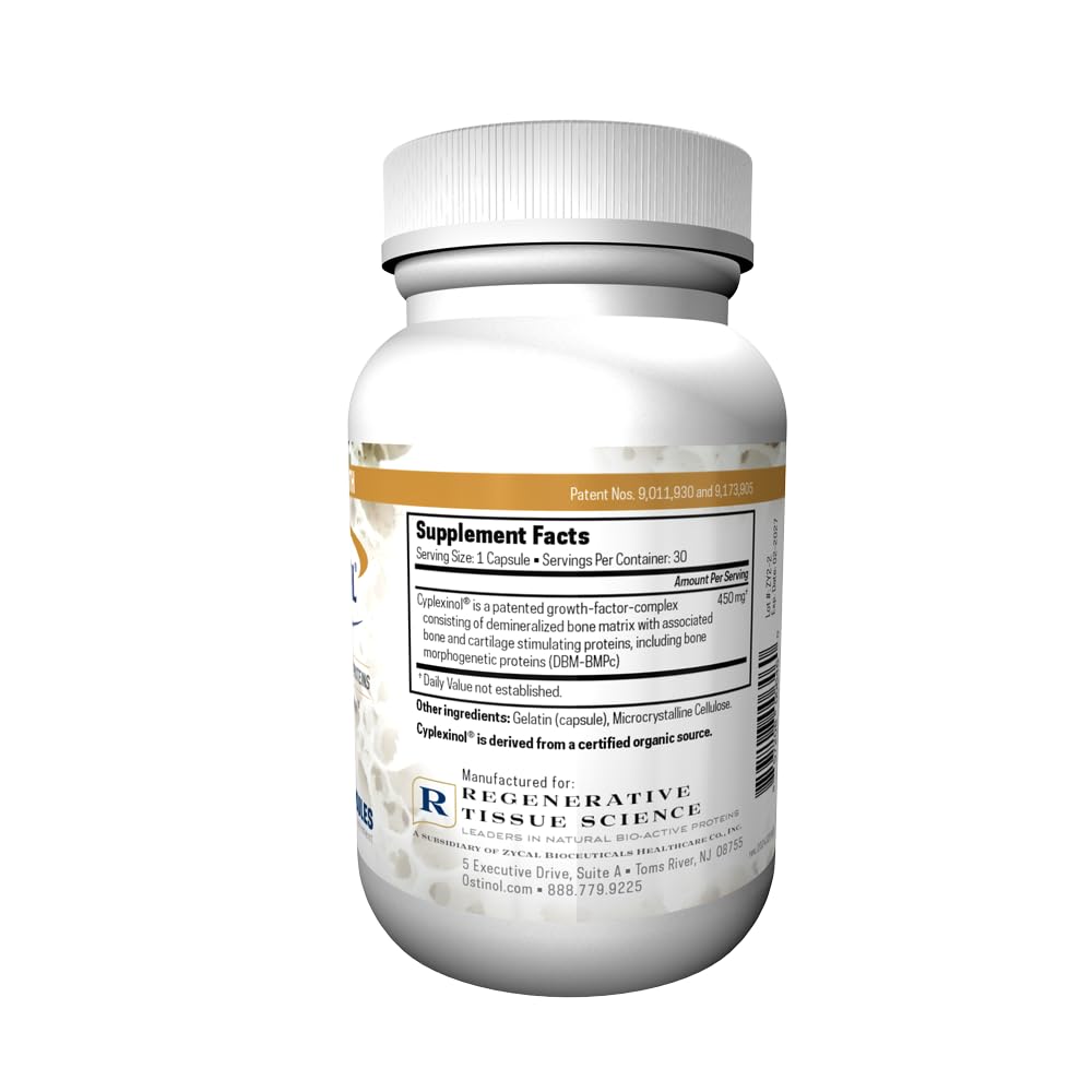 Ostinol capsules close-up highlighting 450mg dose for daily use