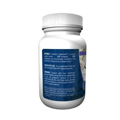 ZYCAL Ostinol Standard bottle back—provides ingredient and safety information for informed use