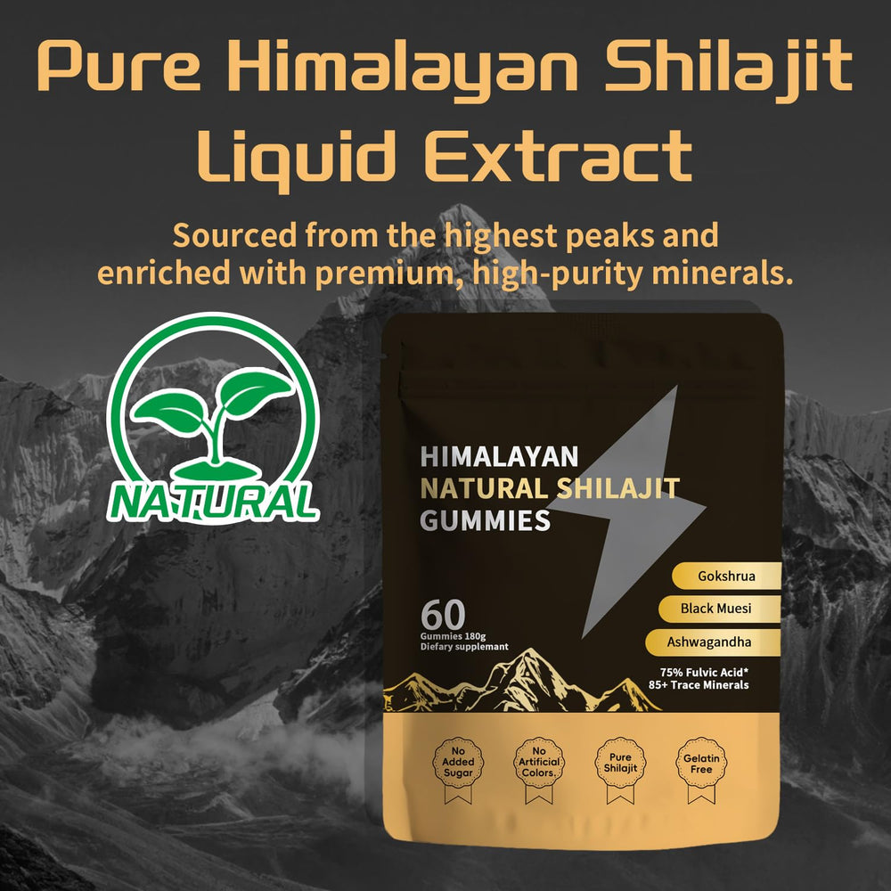ZYGCDZ Shilajit Gold Gummies packaging front view.