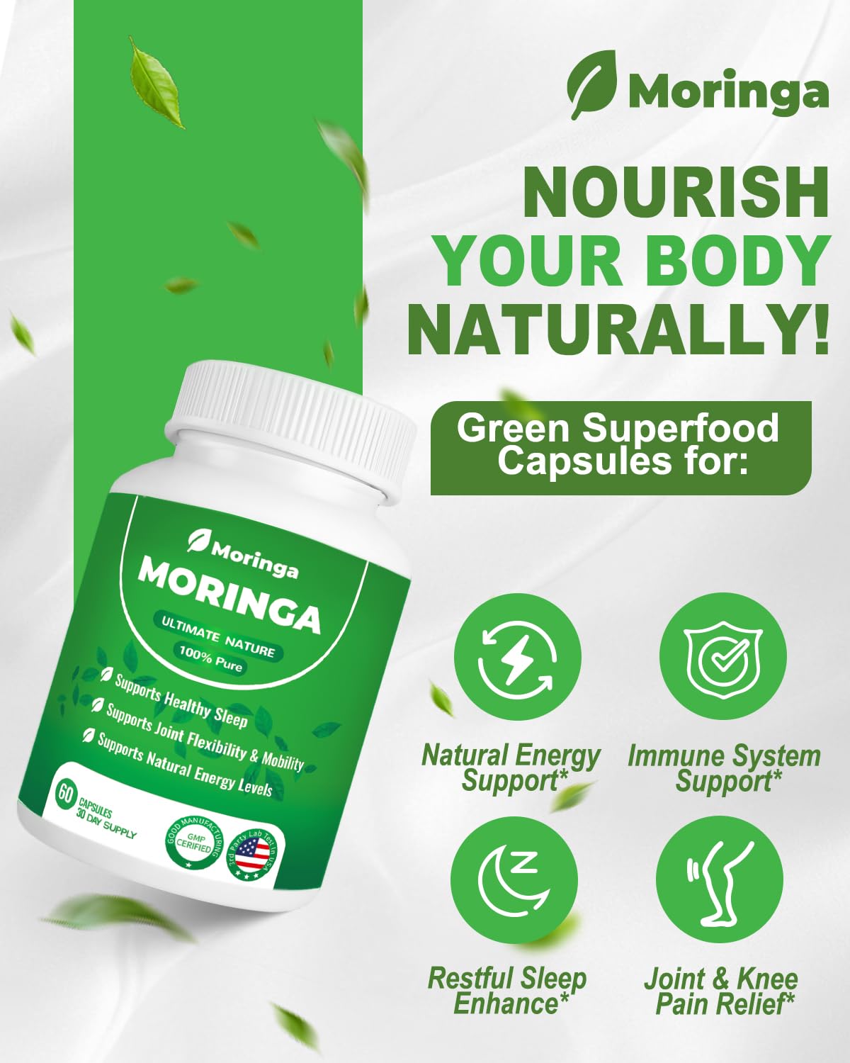 Capsules inside bottle illustrate vegan, allergen-friendly supplement option.