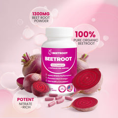 ZyliaVitaX Beet Root Capsules bottle back with allergen-free label.