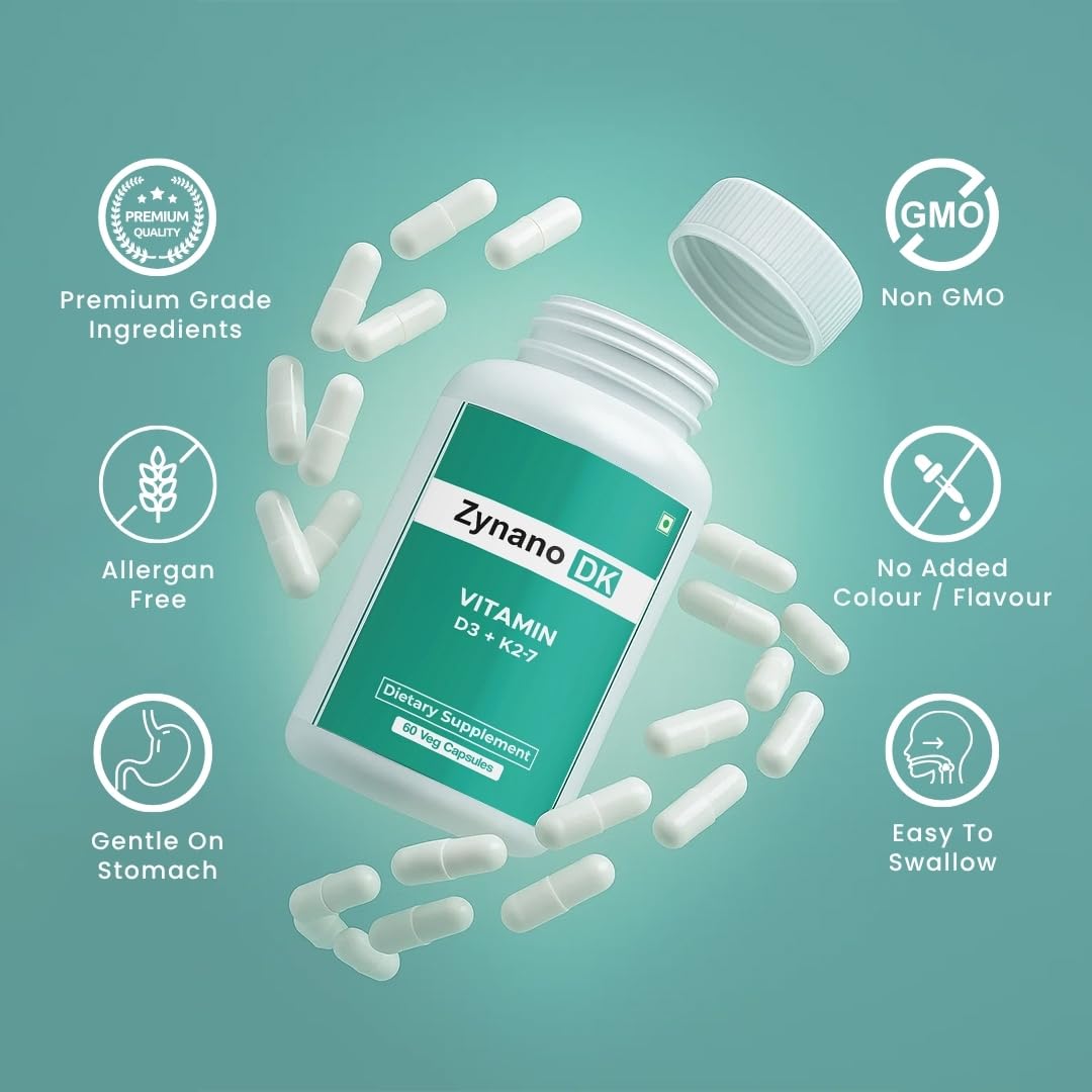 Zynano DK d3-k2 capsules emphasize high potency vegan D3