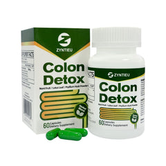 Zyntieu Colon Cleanse bottle with capsules for gentle digestive support